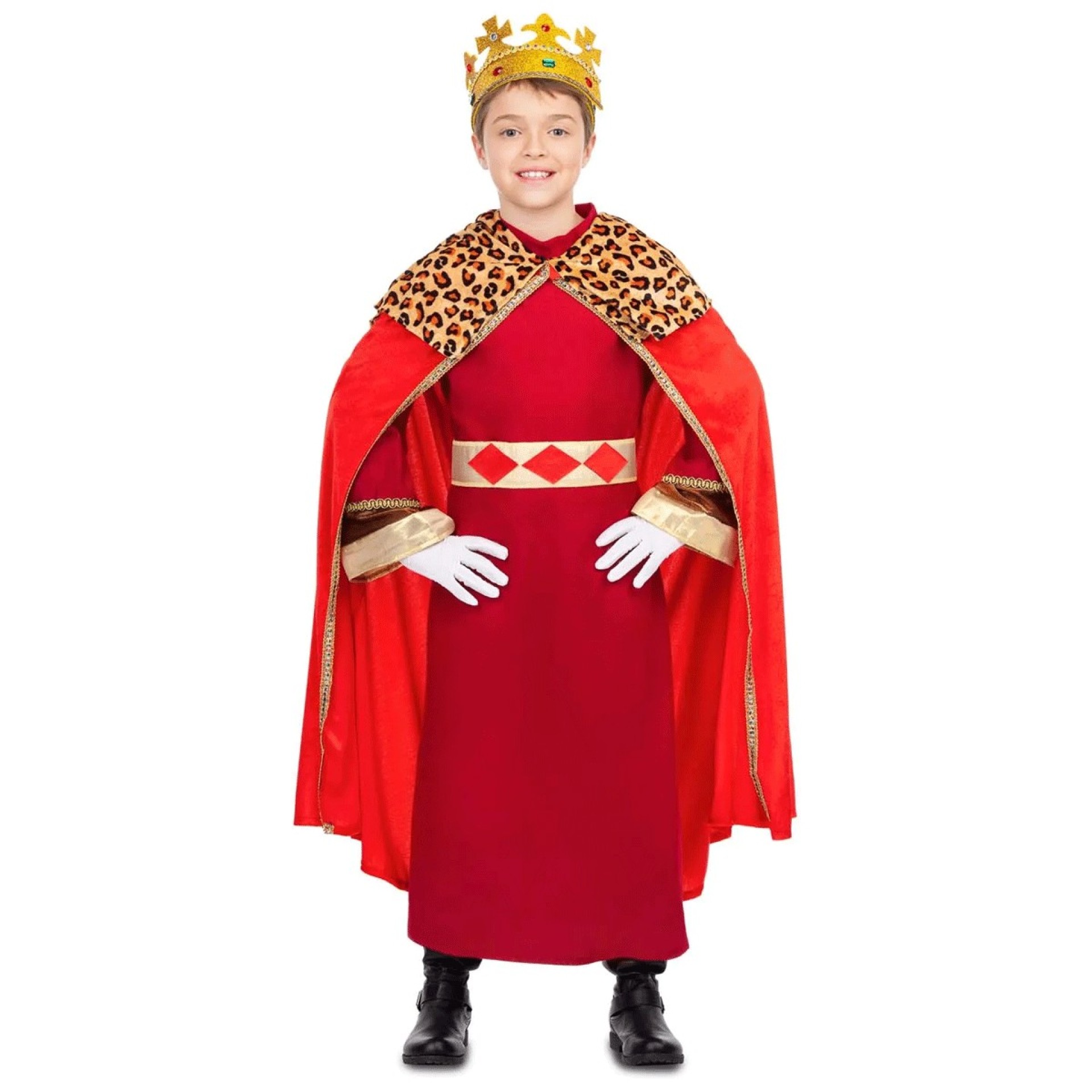 Fato Rei Vermelho Menino