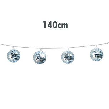 Fio Led Bolas Espelhos