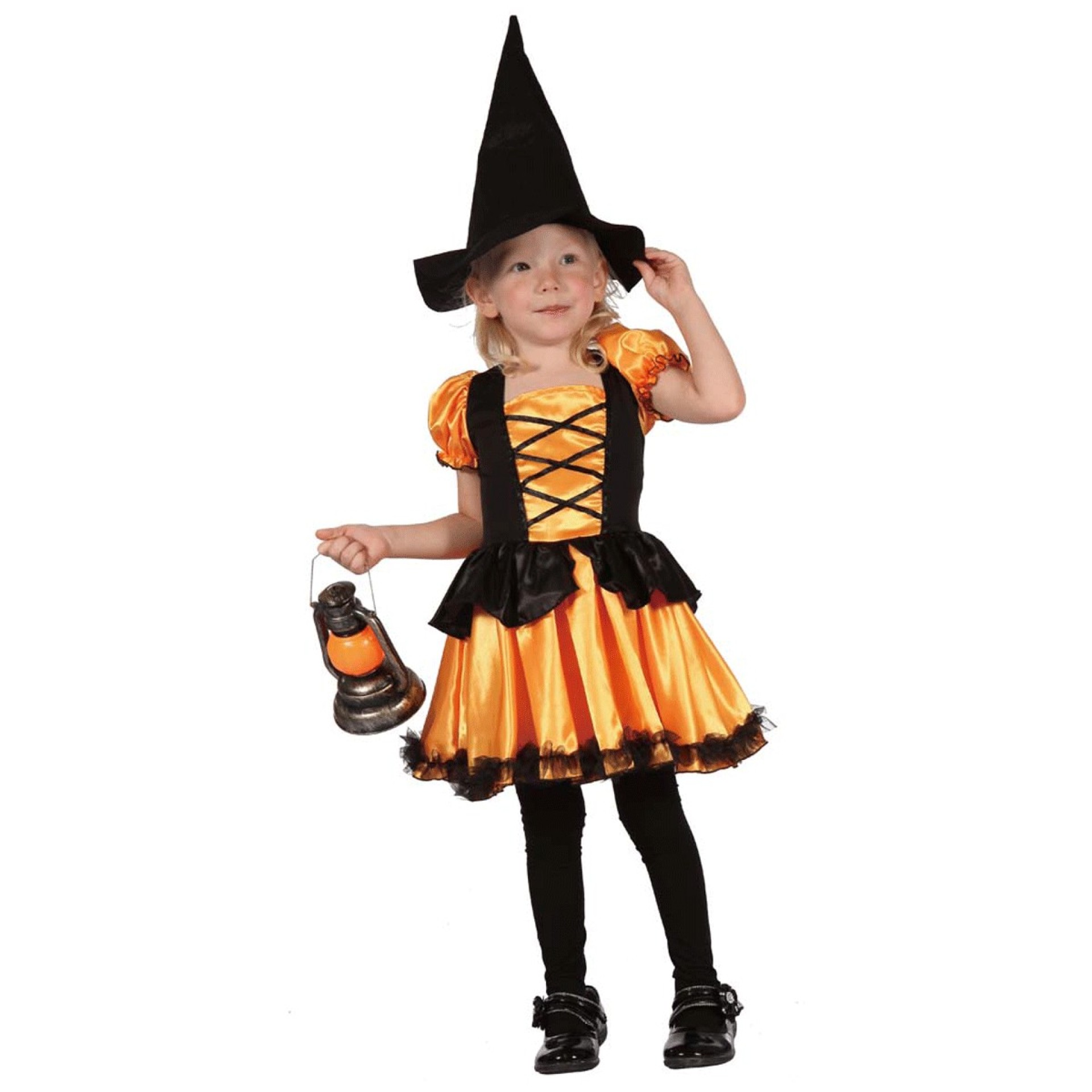 Fato Feiticeira Laranja Bebé