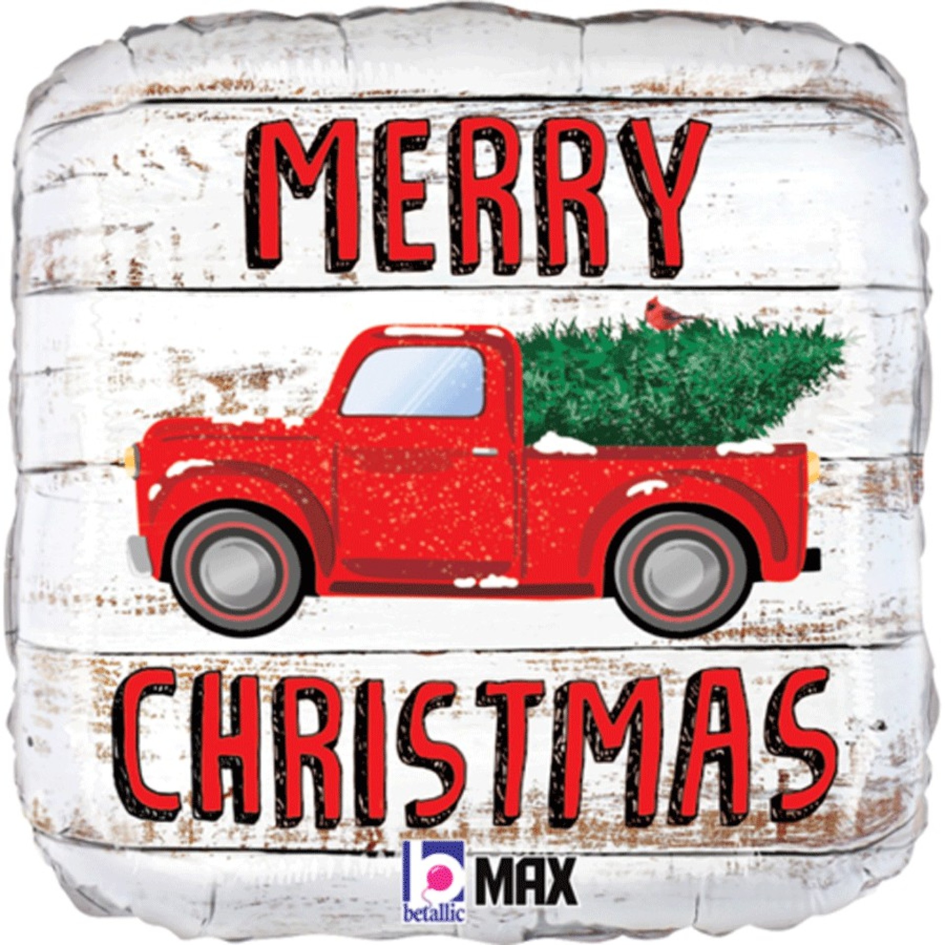 Balão Christmas Truck 46cm