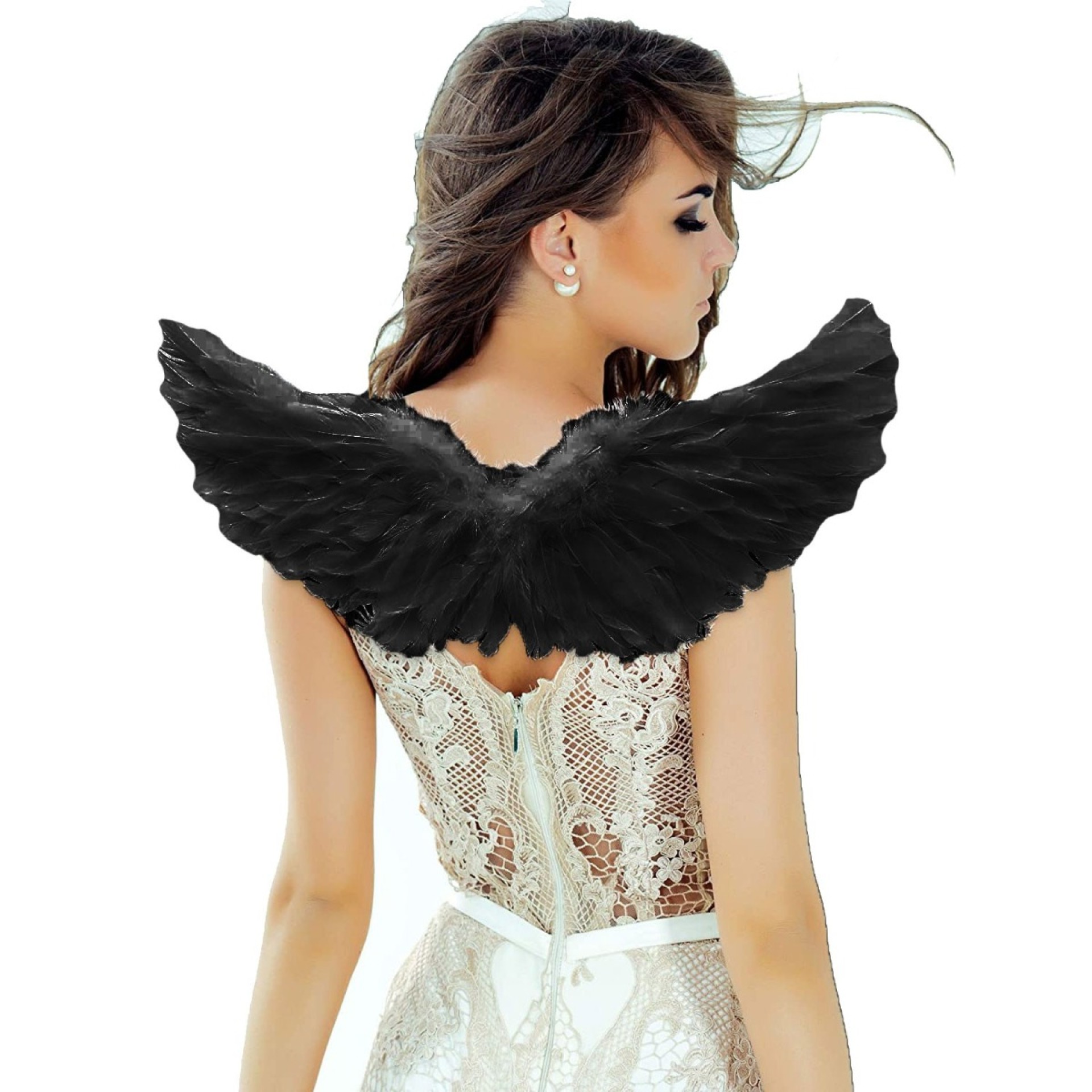 Asas Anjo Negro 50cm