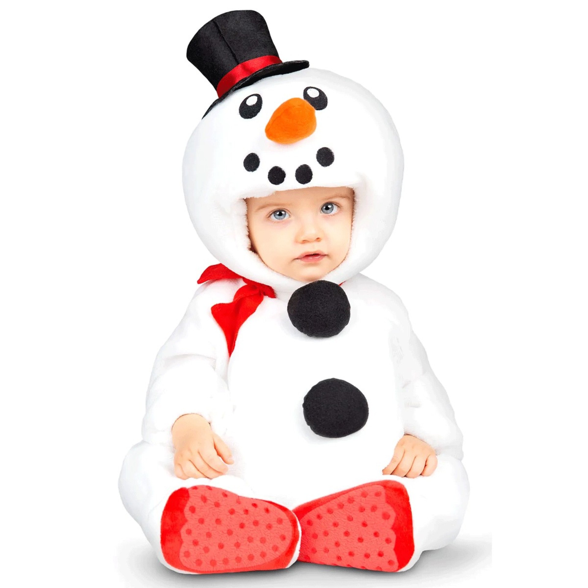 Fato Boneco Neve Bebé