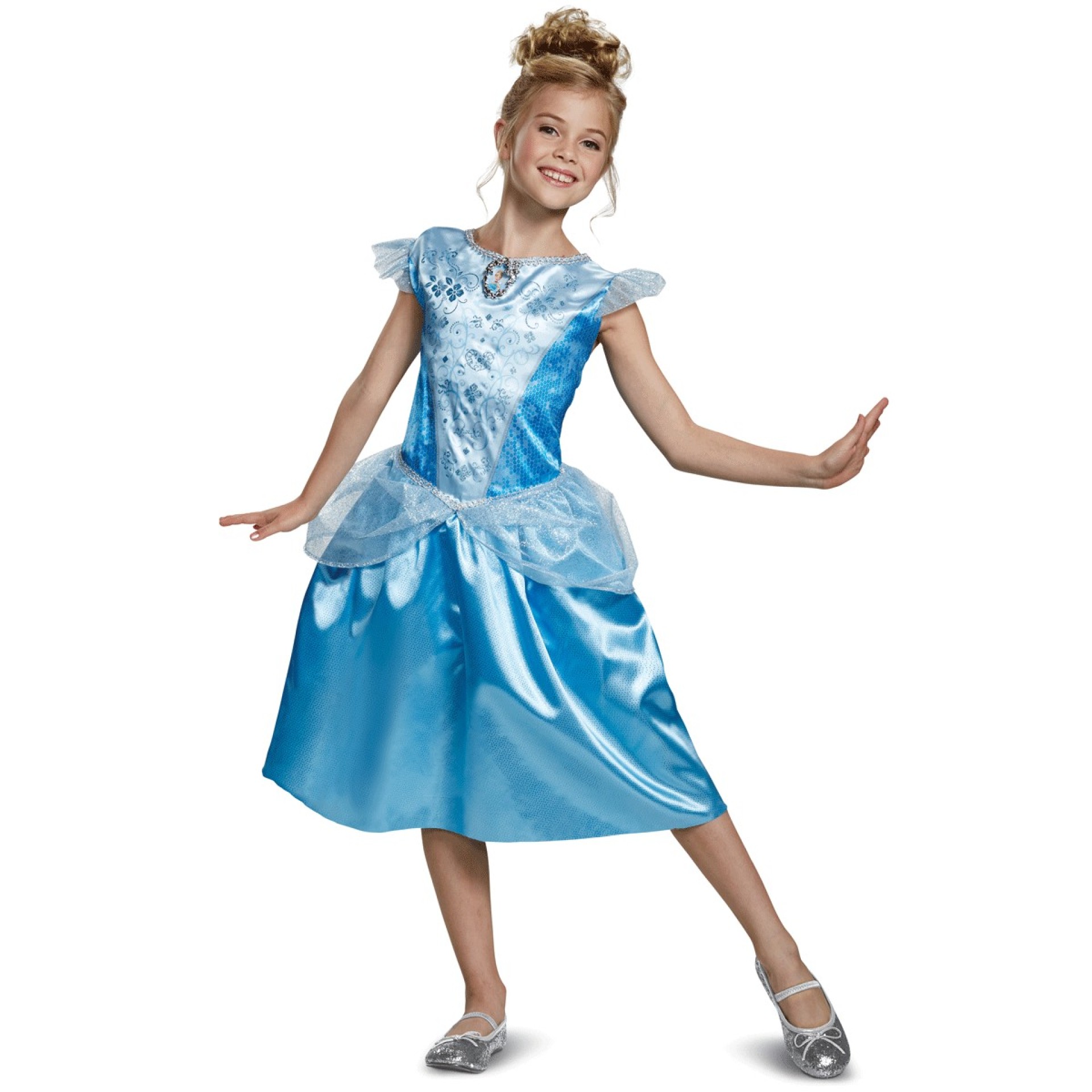 Fato Cinderela Oficial Menina