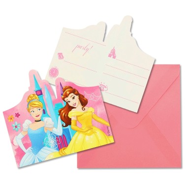 Convites Princesas da Disney 6Unid