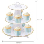 Expositor Branco Cupcakes