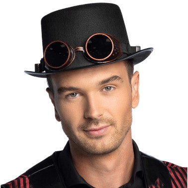 Cartola Steampunk com Óculos Cartola Steampunk com Óculos