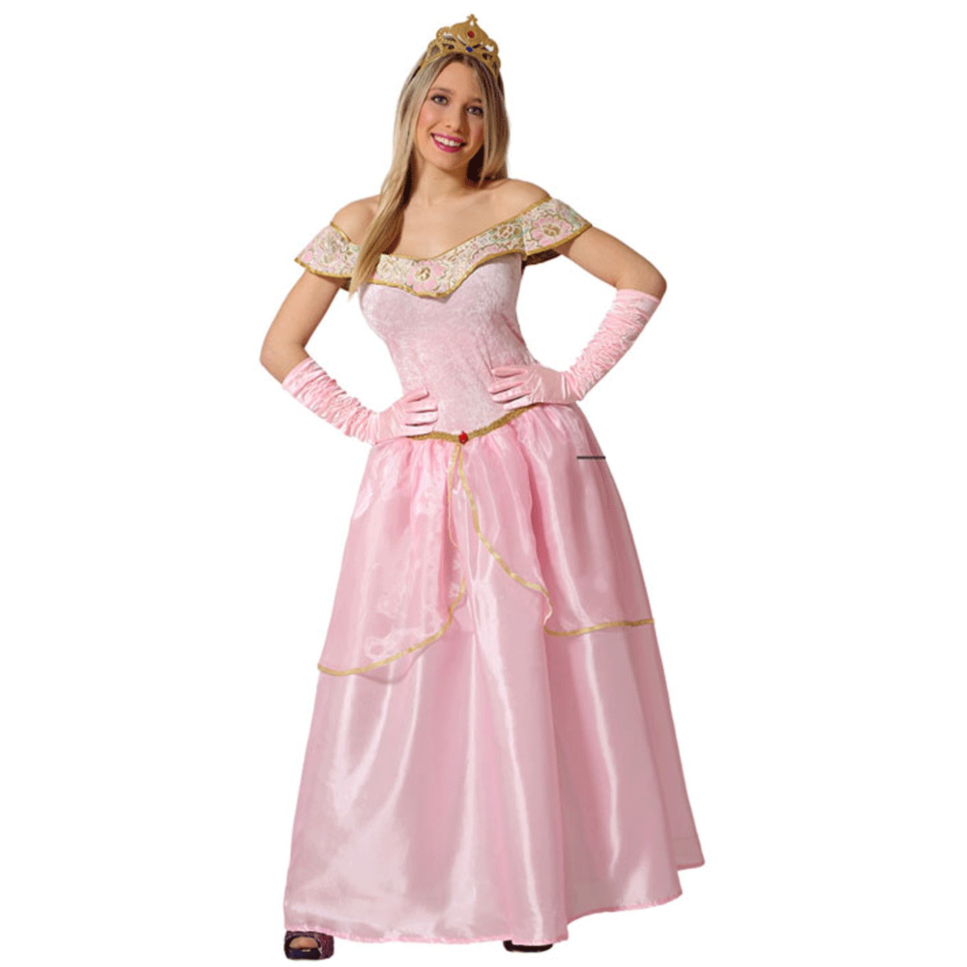 Fato Princesa Bela Rosa Senhora