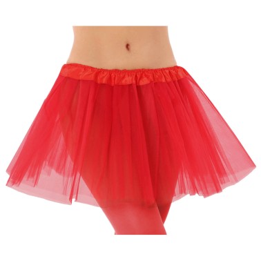 Saiote Tutu Tule Vermelho