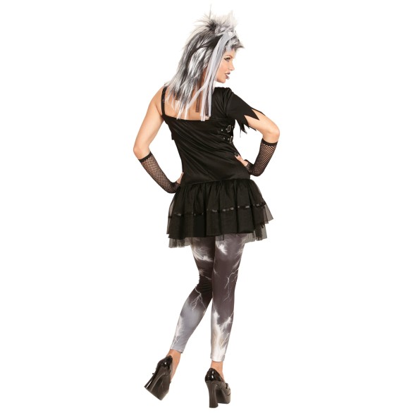 Fato Gótica Punk Senhora