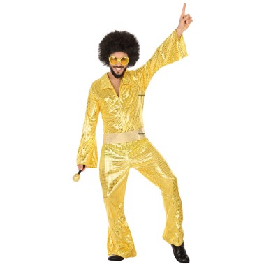 Fato Disco Gold Homem