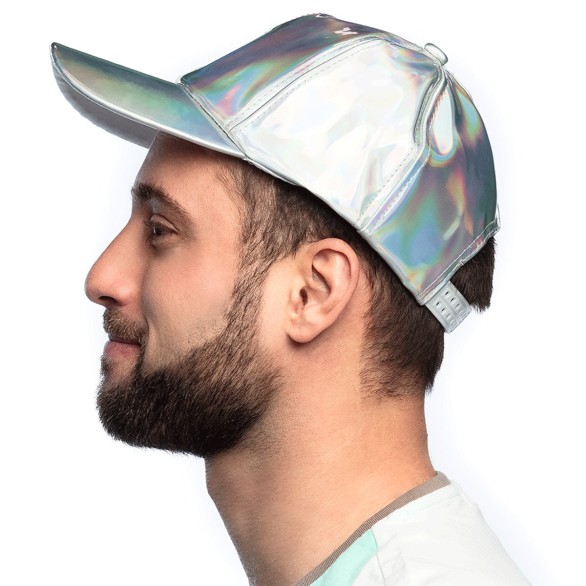 Boné Holográfico Silver