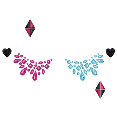 Brilhantes Adesivos Faciais Harley Brilhantes Adesivos Faciais Harley