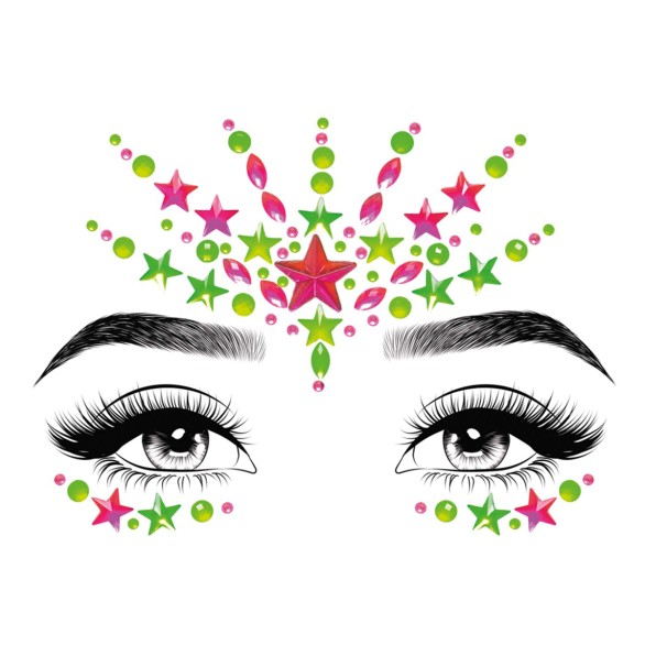 Brilhantes Adesivos Vibe Neon