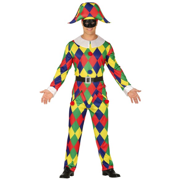 Fato Arlequim de Veneza Homem