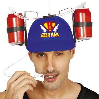 Capacete Bebida Beer Man