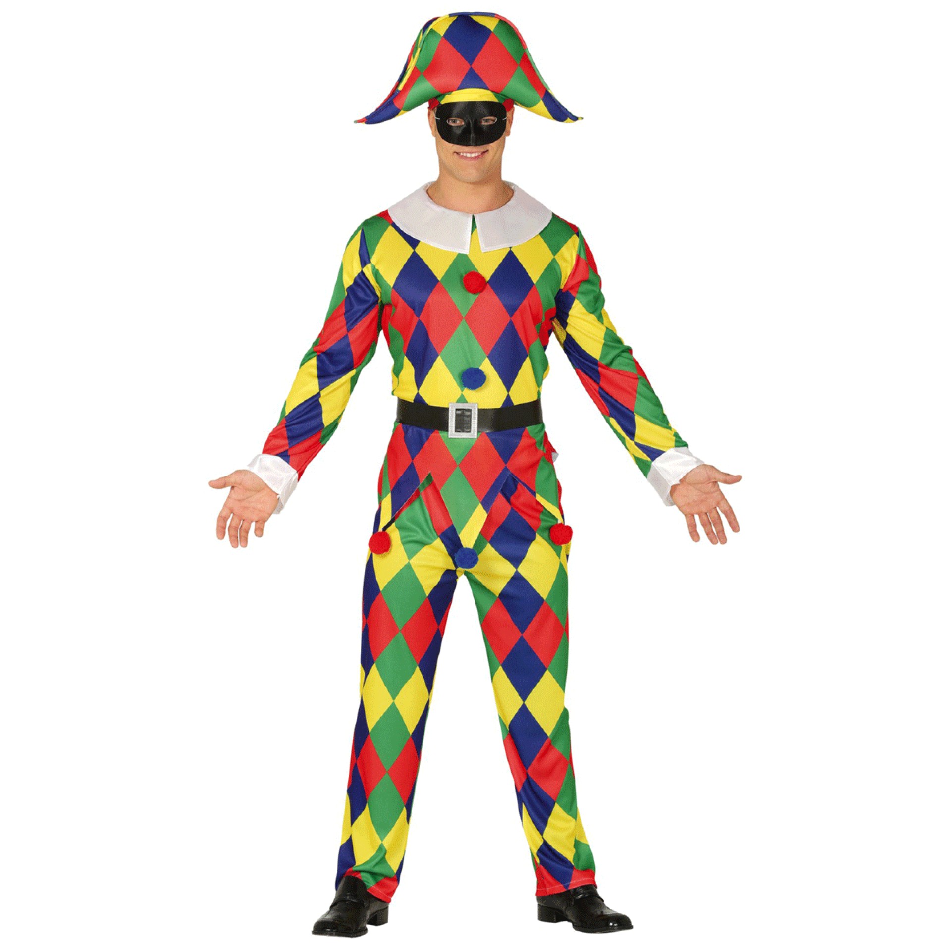 Fato Arlequim de Veneza Homem