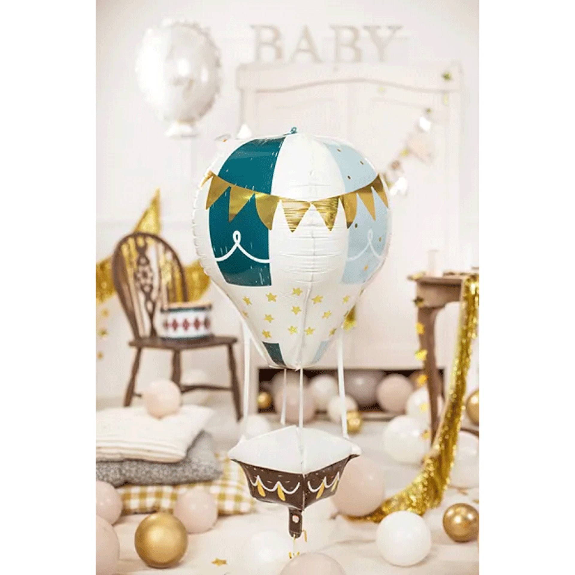 Balão Ar Quente Foil 86CM