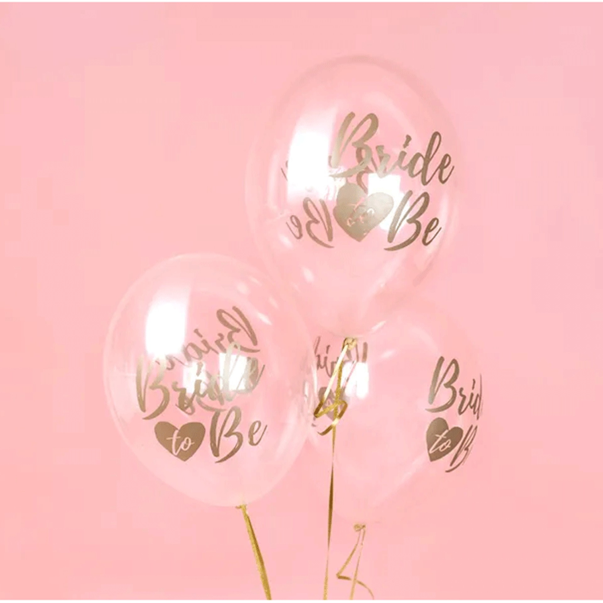 Balões Bride To Be Transparentes 6 Unid