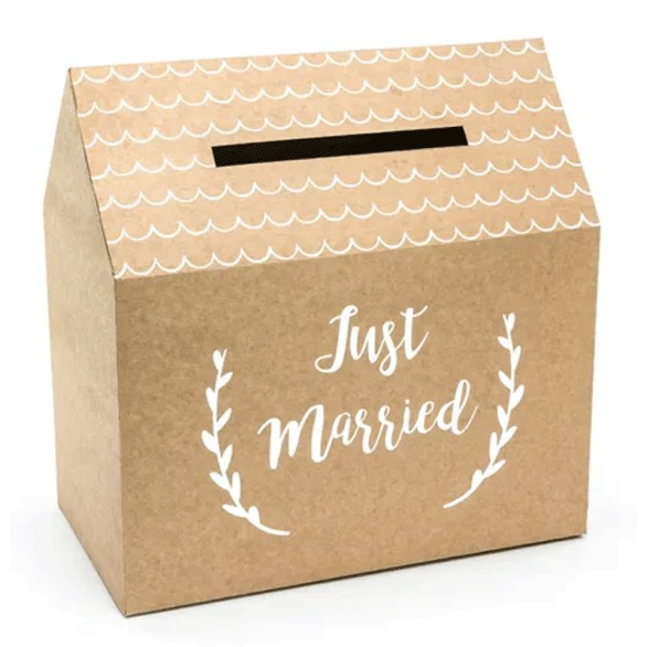 Caixa Just Married para envelopes