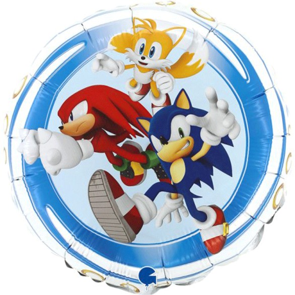 Balão Sonic Redondo 45CM