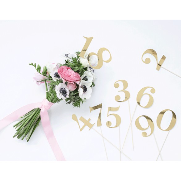 Números de Mesa 11 Unid