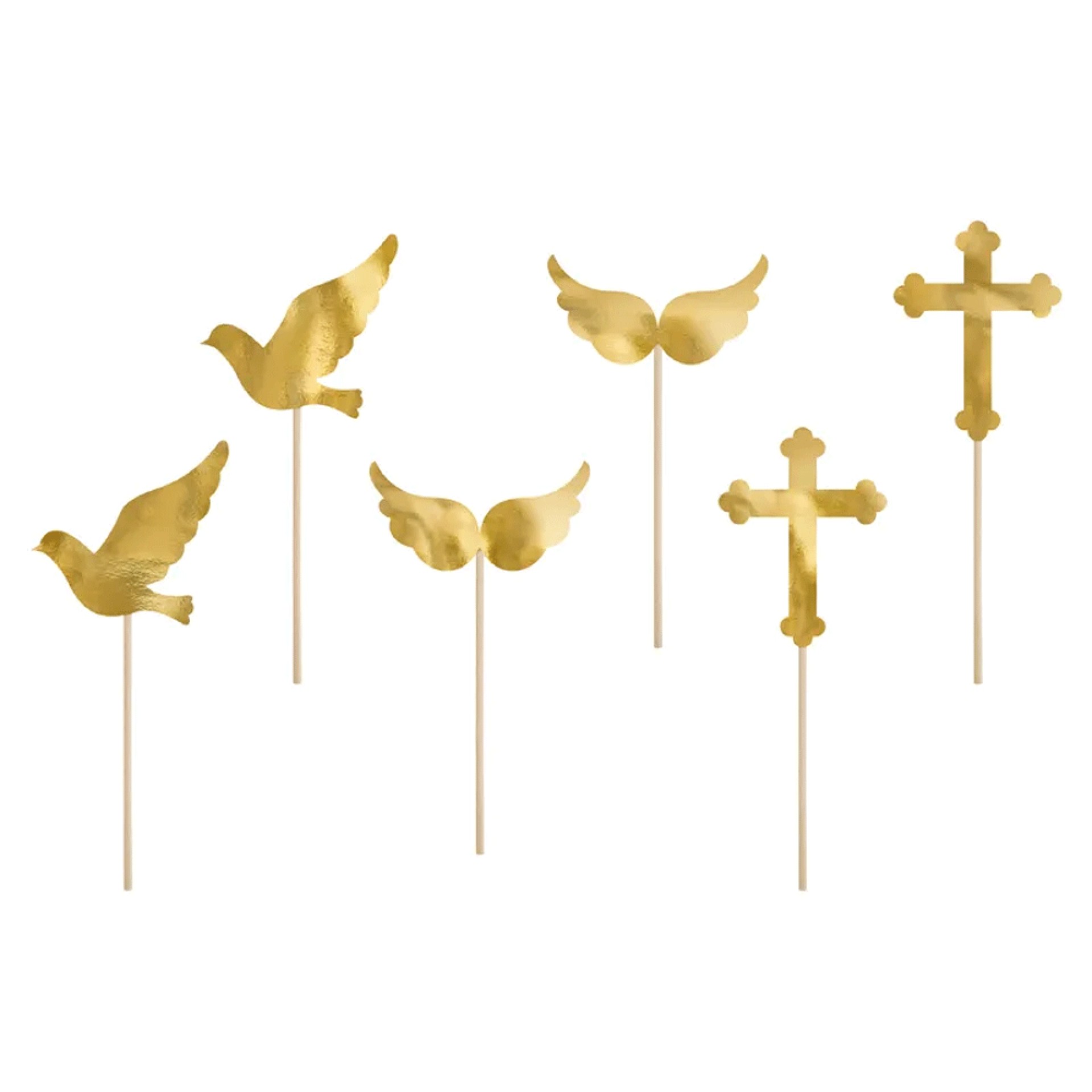 Topo Bolo Comunhão 6 Unid