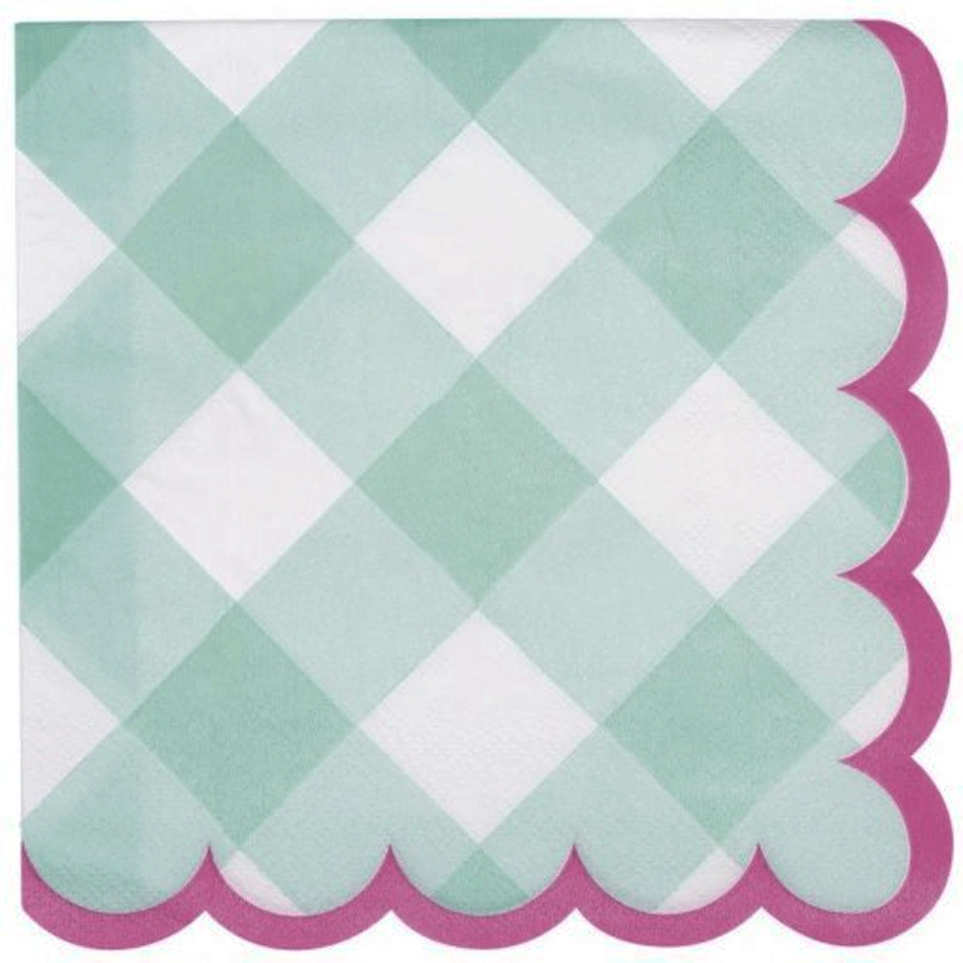 Guardanapos Xadrez Pastel