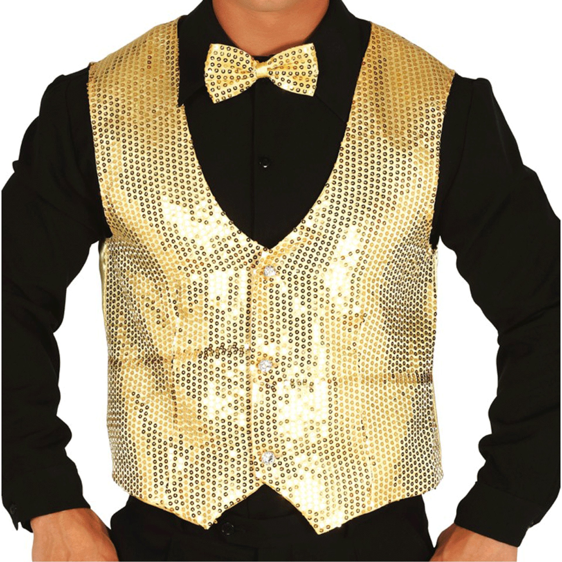 Colete Dourado Homem