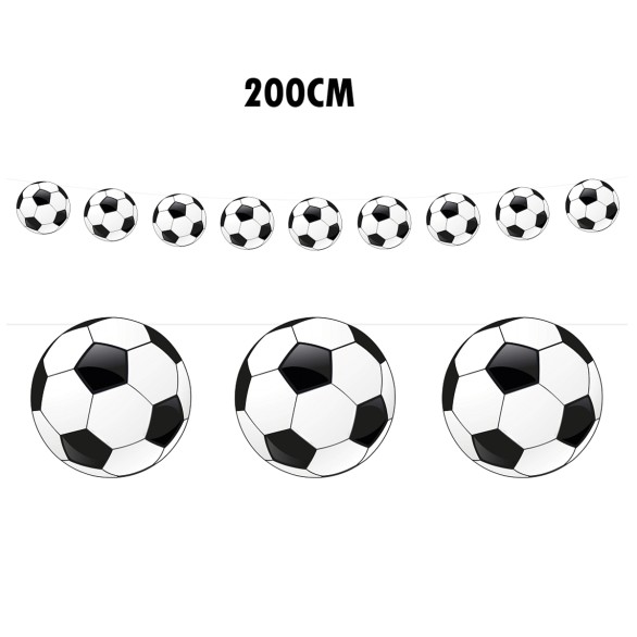 Grinalda Bolas Futebol 200CM