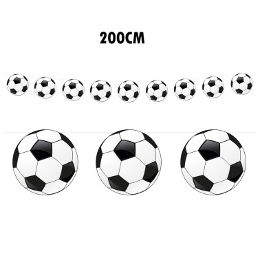 Grinalda Bolas Futebol 200CM