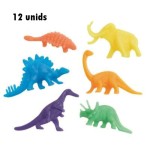 Mini Party Favors Dinossauros 12Unid