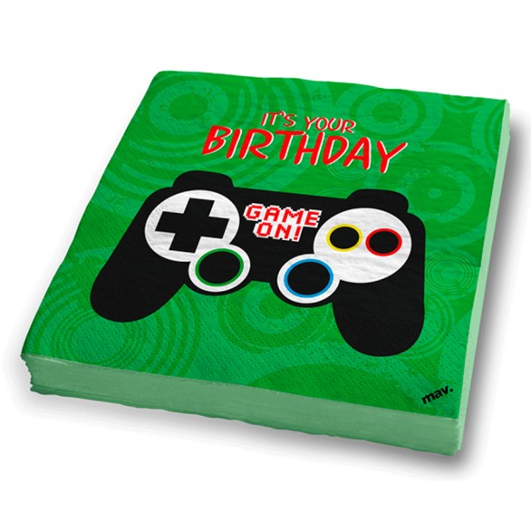 Guardanapos Gaming 20 Unid