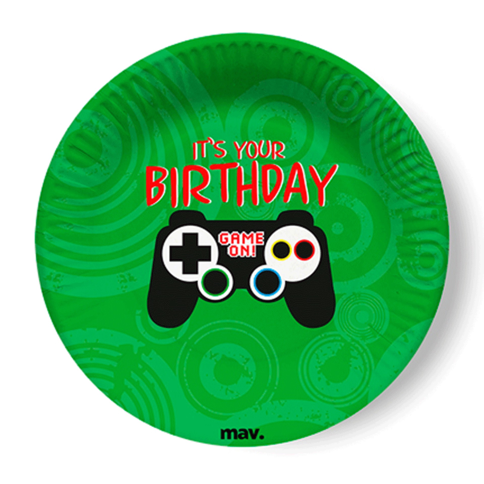 Pratos Gaming 8 Unid