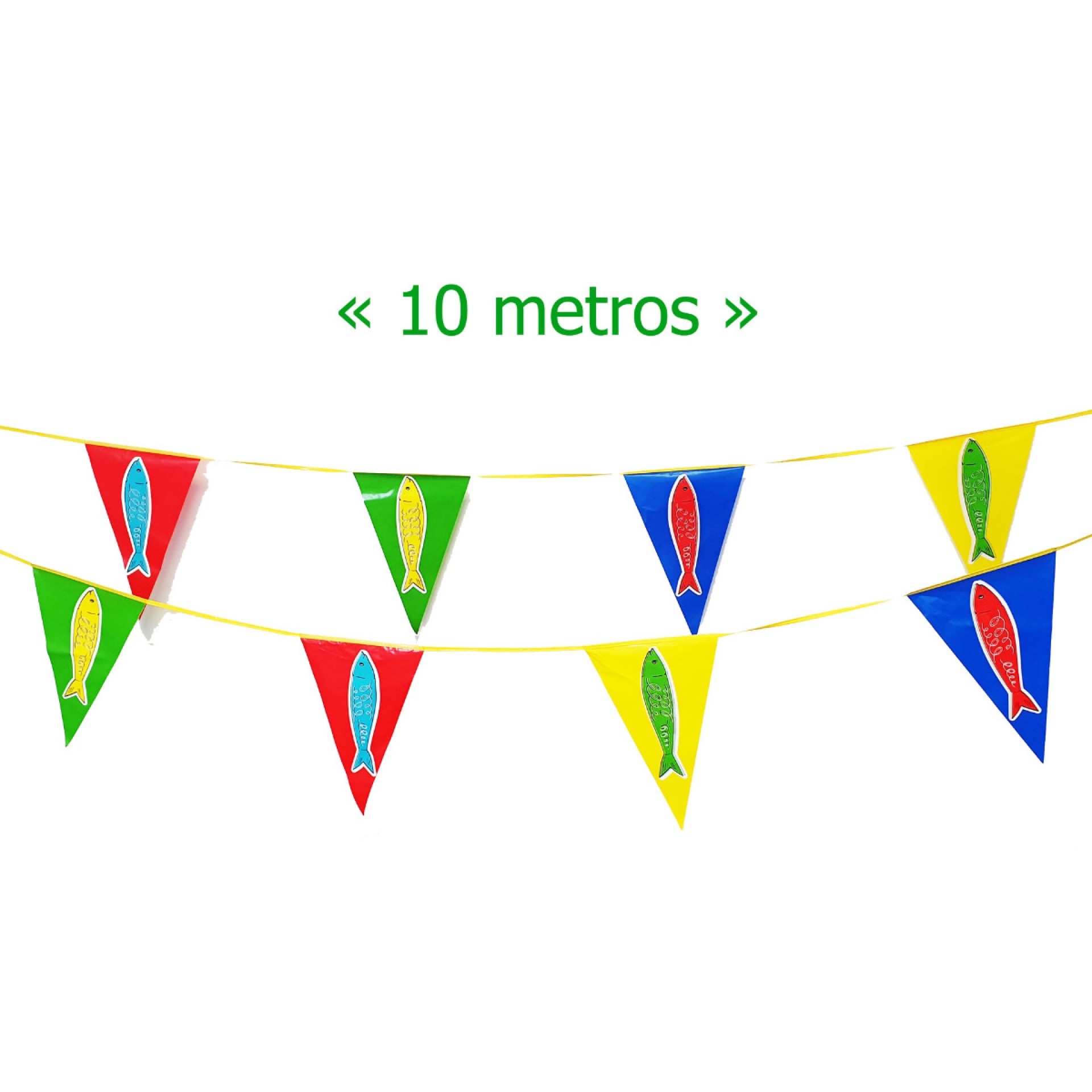Bandeirolas de Sardinhas com 10M