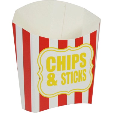Caixas Chips & Sticks 10 Unid