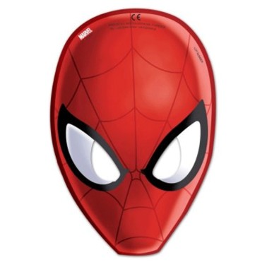 Mscaras Papel Spiderman 6 Unid