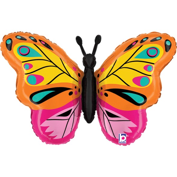 Balo Foil Borboleta 76CM