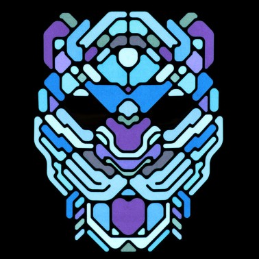 Mscara Leopardo Com  Luz