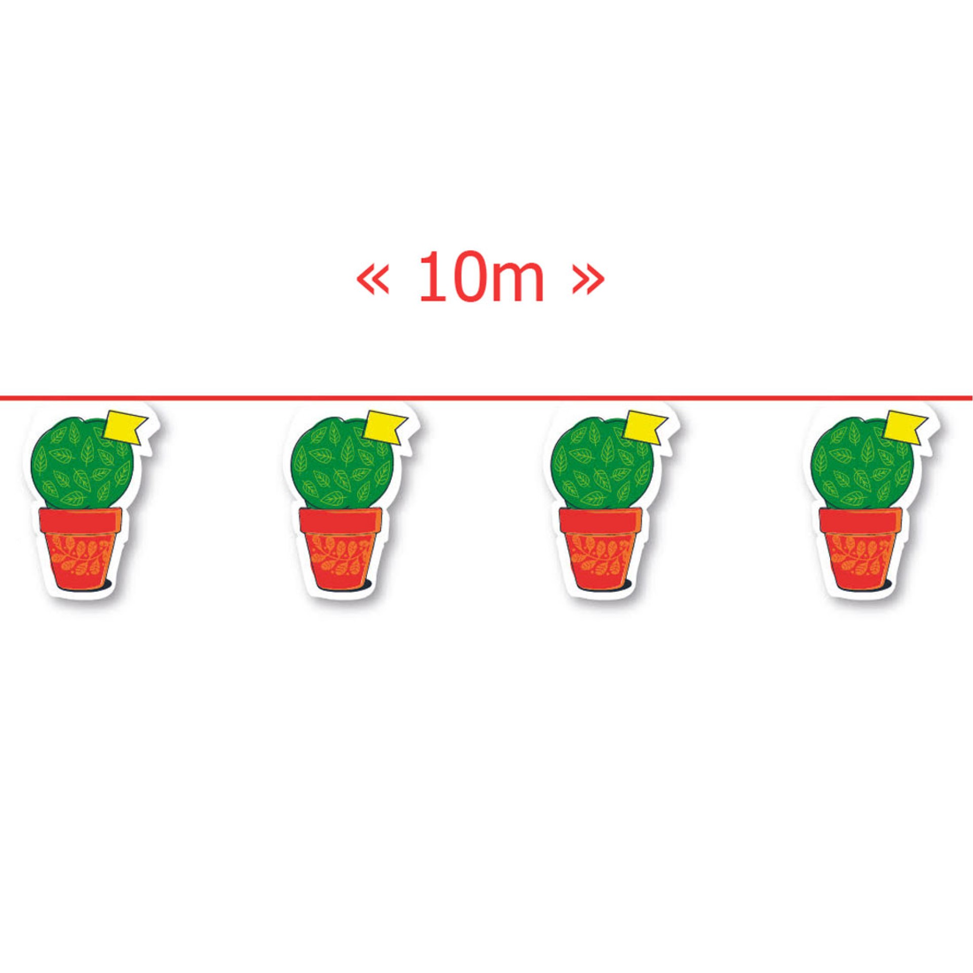Bandeirolas de Manjericos com 10M