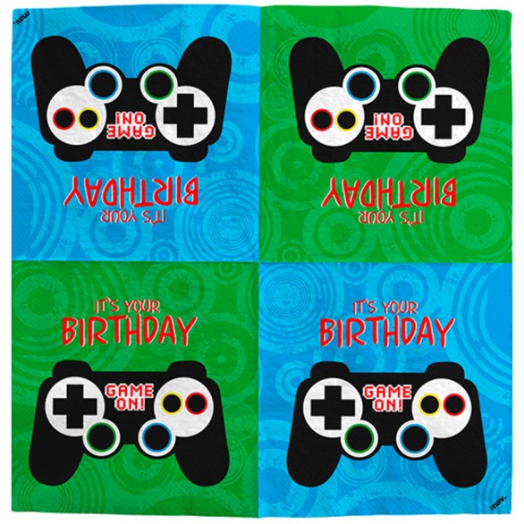 Guardanapos Gaming 20 Unid