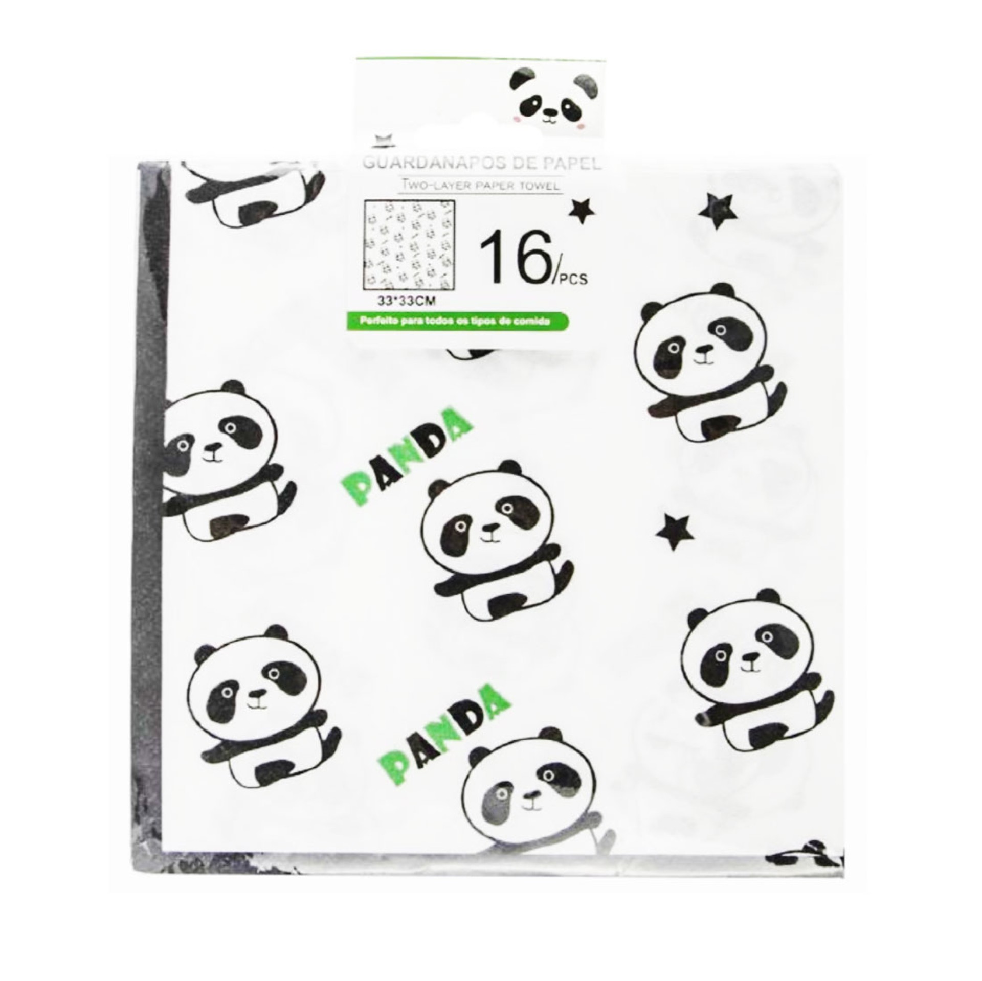 Guardanapos Panda 16 Unid