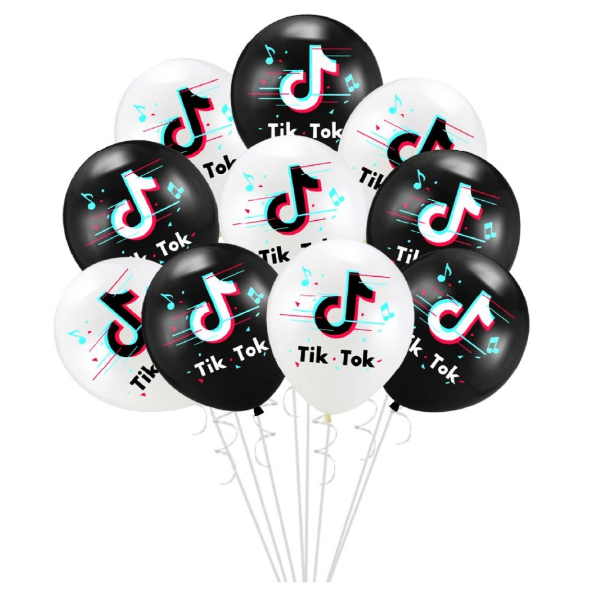 Pack Balões Tik Tok 10 Unid