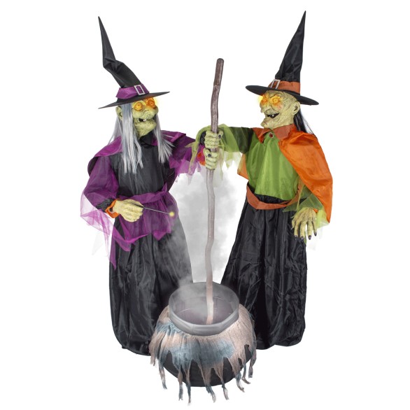 Witches at Cauldron com som luz movimento