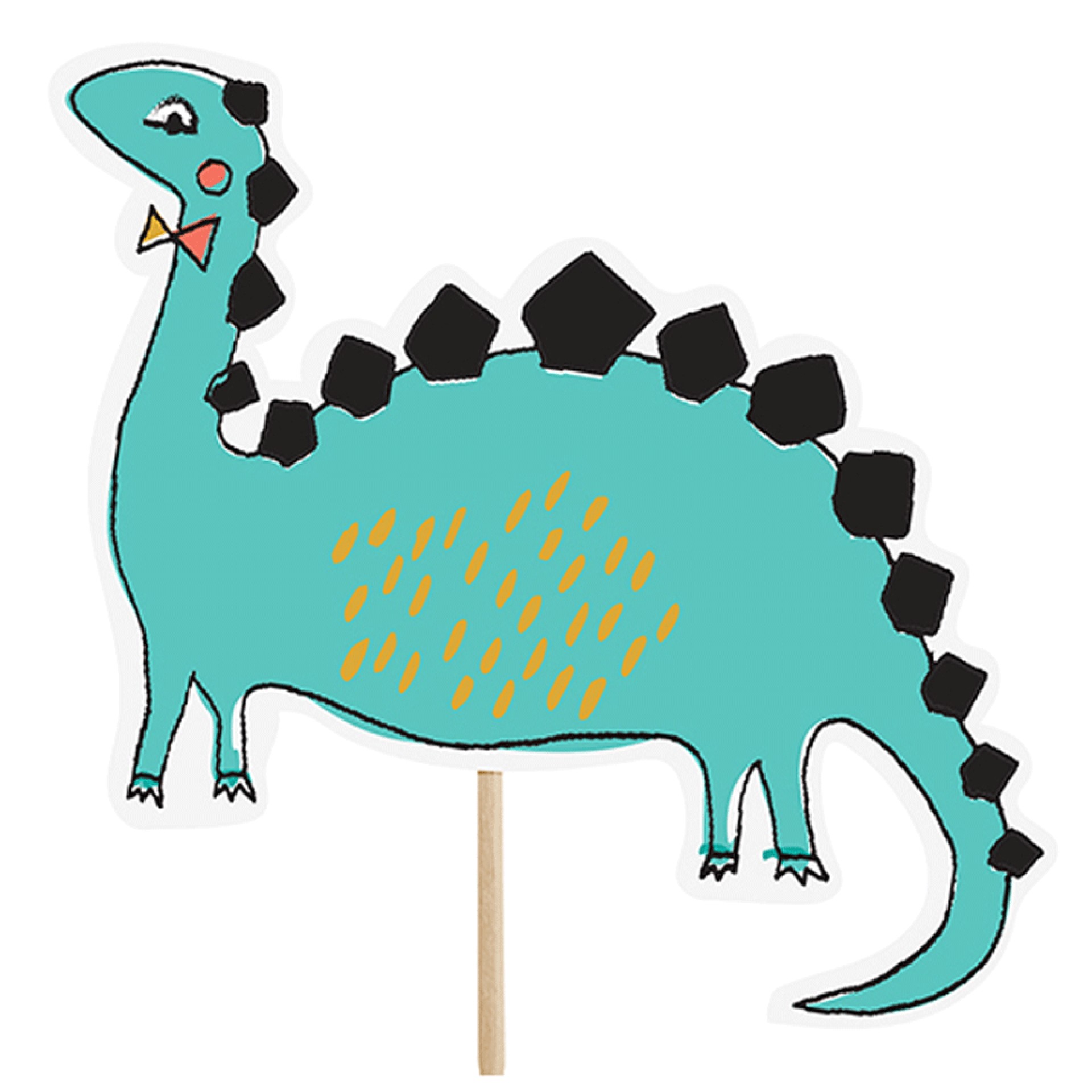 Topos Bolo Dinossauros 5 Peças