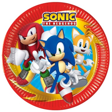 Pratos Sonic The Hedgehog