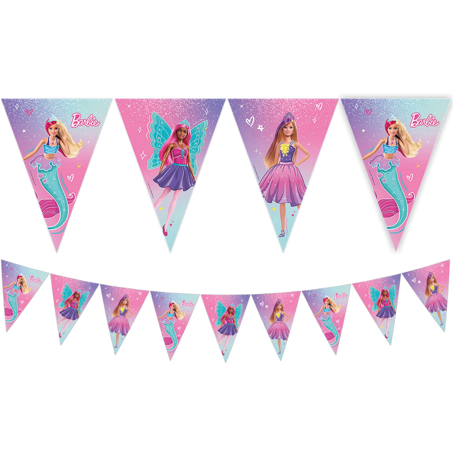 Bandeirolas Barbie