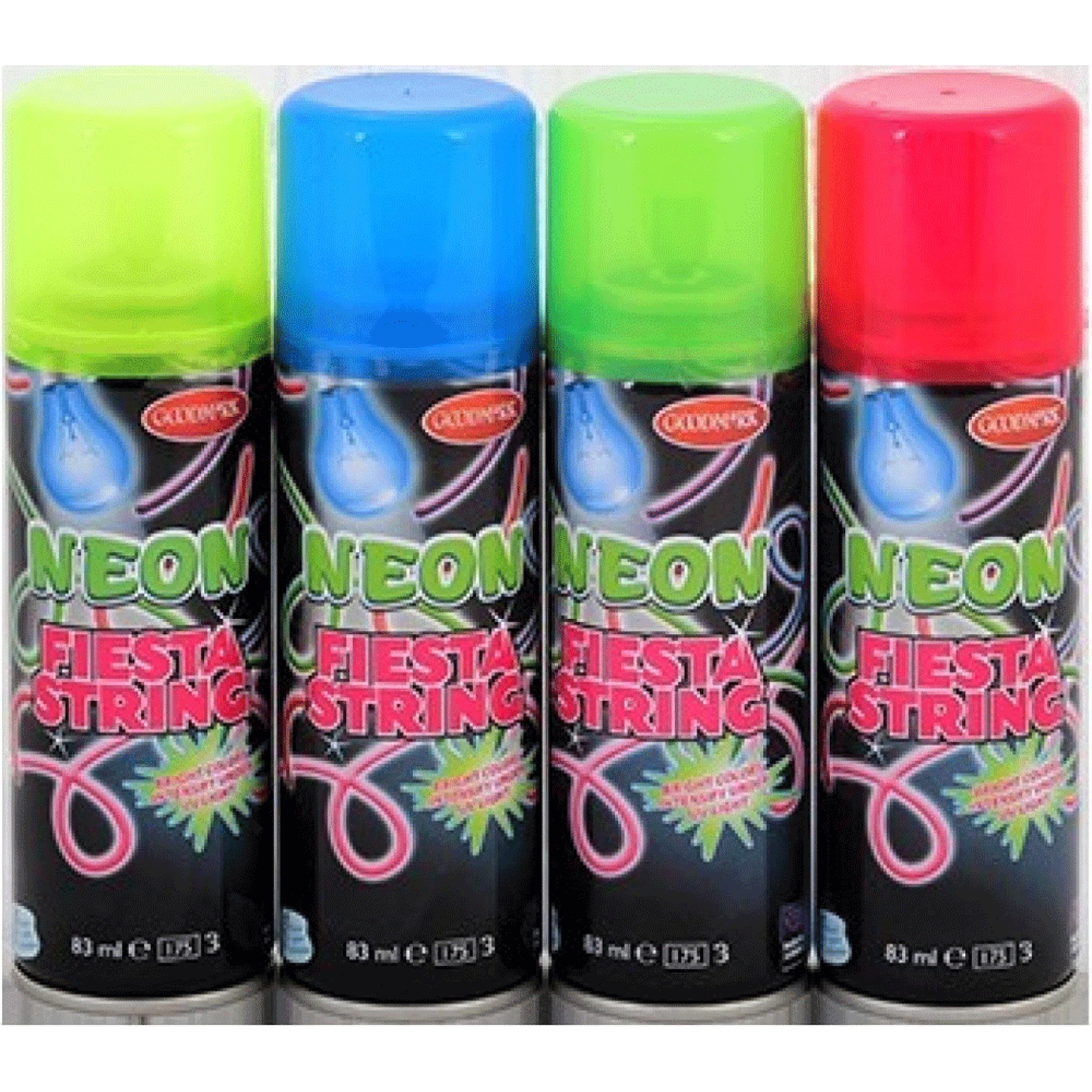 Serpentina em Spray Neon