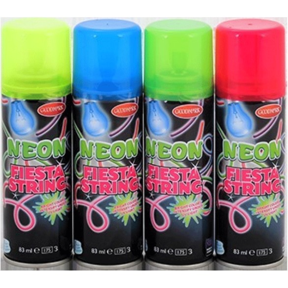 Serpentina em Spray Neon