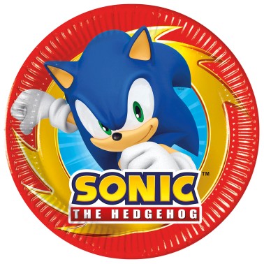 Pratos Sonic The Hedgehog 20CM
