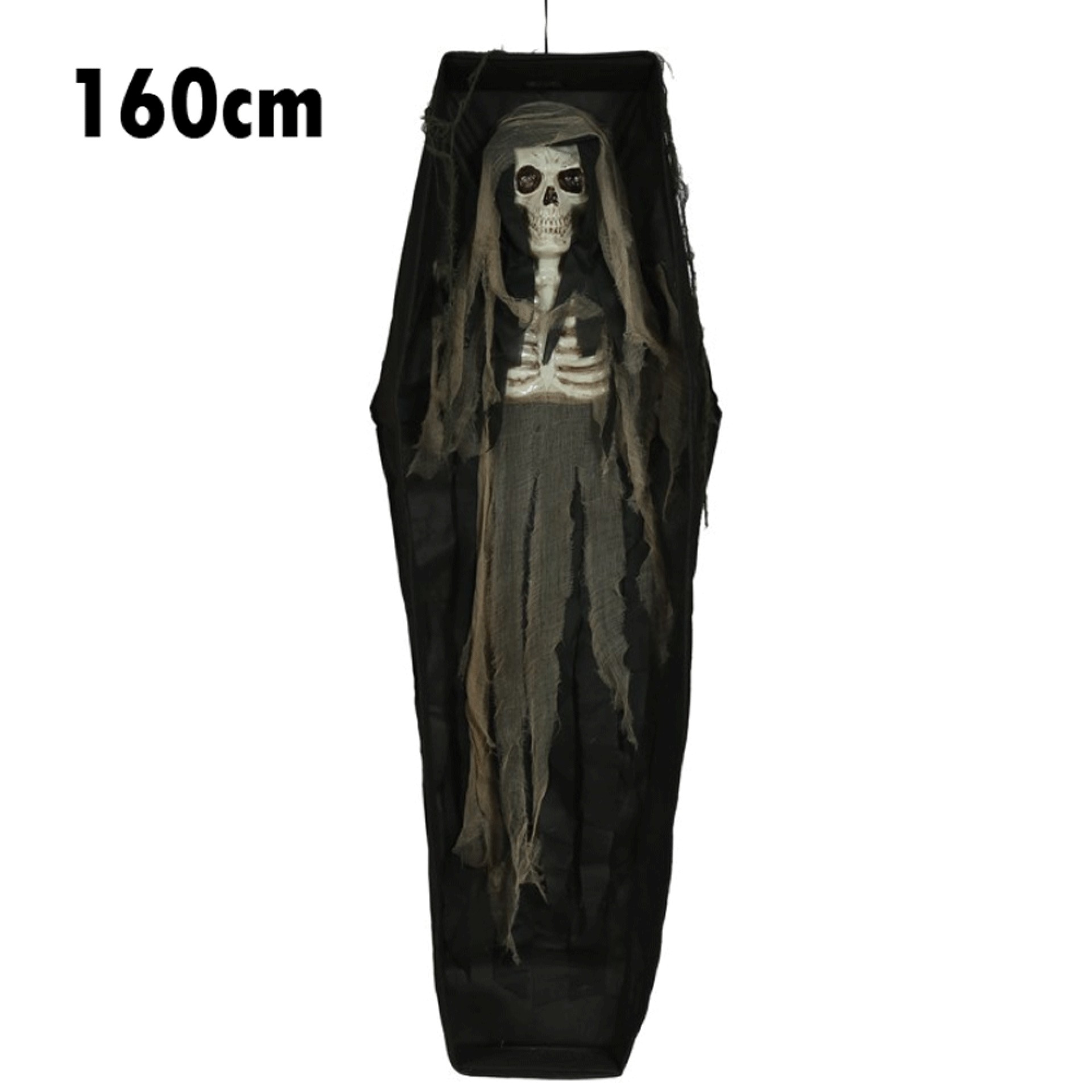 Esqueleto no Caixão 160CM